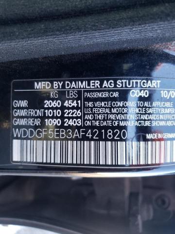 2010 MERCEDES-BENZ C300 WDDGF5EB3AF421820