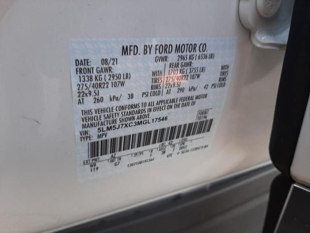 2021 LINCOLN AVIATOR RE 5LM5J7XC3MGL17546