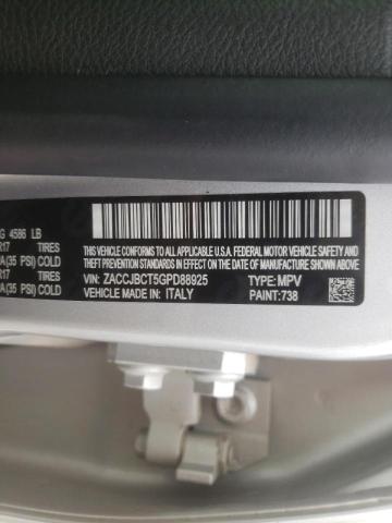 2016 JEEP RENEGADE T ZACCJBCT5GPD88925