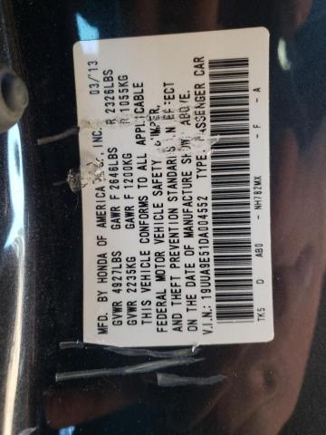 2013 ACURA TL TECH 19UUA9E51DA004552