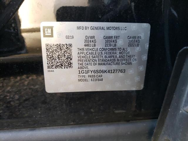 2019 CHEVROLET BOLT EV LT 1G1FY6S06K4127763