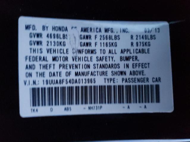 2013 ACURA TL TECH 19UUA8F54DA013965