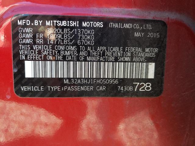 2015 MITSUBISHI MIRAGE DE ML32A3HJ1FH050956