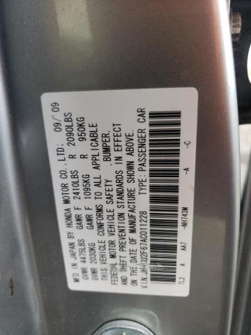 2010 ACURA TSX JH4CU2F67AC011228