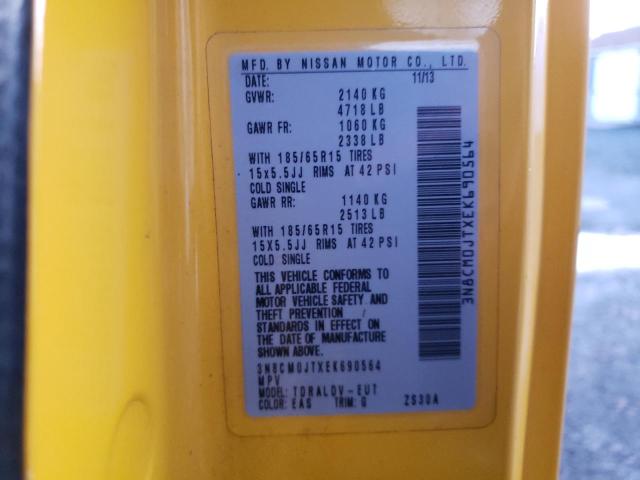 2014 NISSAN NV200 TAXI 3N8CM0JTXEK690564