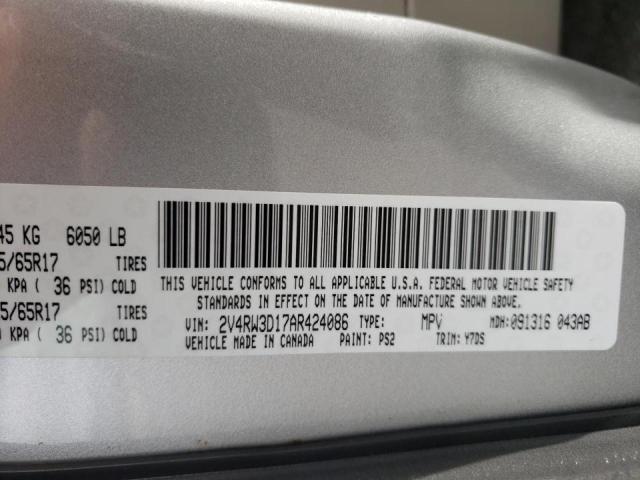 2010 VOLKSWAGEN ROUTAN SE 2V4RW3D17AR424086