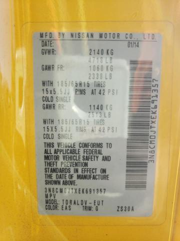 2014 NISSAN NV200 TAXI 3N8CM0JTXEK691357