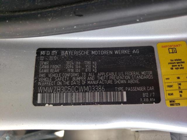 2012 MINI COOPER COU WMWZB3C50CWM03386