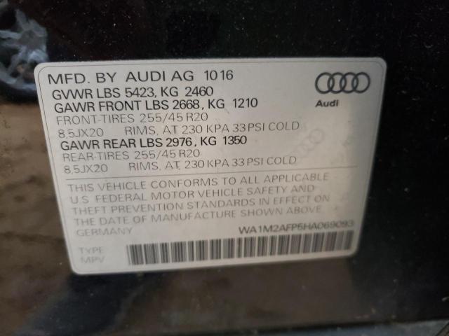 VIN WA1M2AFP5HA069093 2017 Audi Q5, Premium Plus no.10