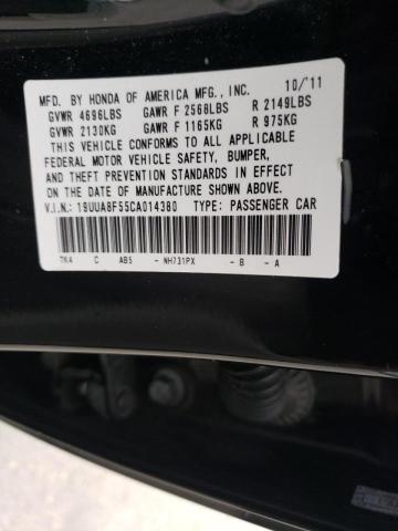 2012 ACURA TL 19UUA8F55CA014380