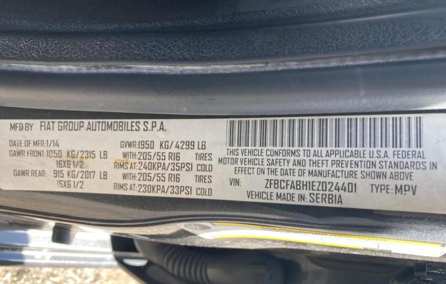 2014 FIAT 500L EASY ZFBCFABH1EZ024401