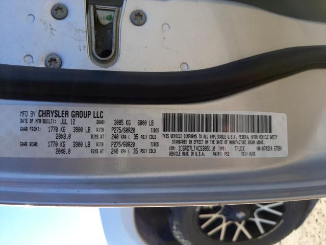 2012 DODGE RAM 1C6RD7LT4CS305110