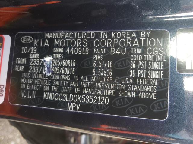 2019 KIA NIRO EX PR KNDCC3LD0K5352120