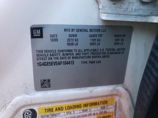 2010 BUICK LACROSSE C 1G4GE5EV5AF184413