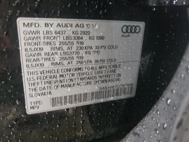 VIN WA1LHAF74JD017808 2018 Audi Q7, Premium Plus no.10