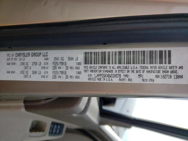 2011 JEEP LIBERTY SP 1J4PP2GKXBW530578