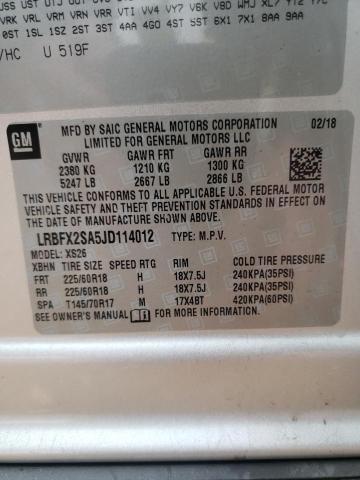 2018 BUICK ENVISION E LRBFX2SA5JD114012