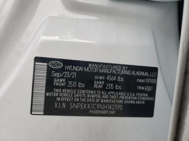 2022 HYUNDAI SONATA N L 5NPEK4JC9NH142390