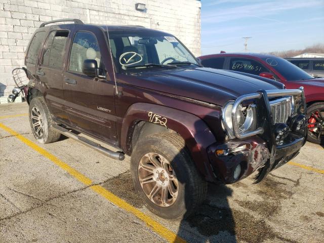 Salvage cars for sale at Chicago Heights, IL auction: 2004 Jeep Liberty LI