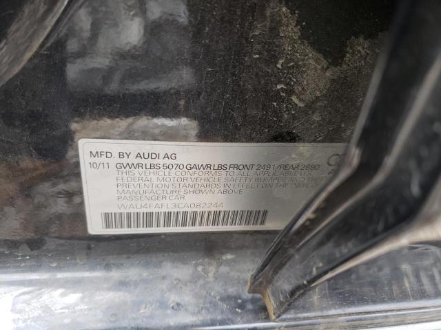 2012 AUDI A4 PRESTIG WAU4FAFL3CA082244