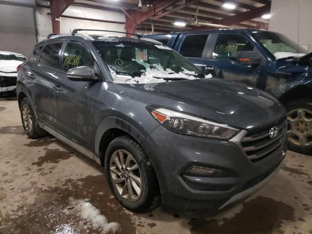 Salvage cars for sale from Copart Lansing, MI: 2017 Hyundai Tucson Limited
