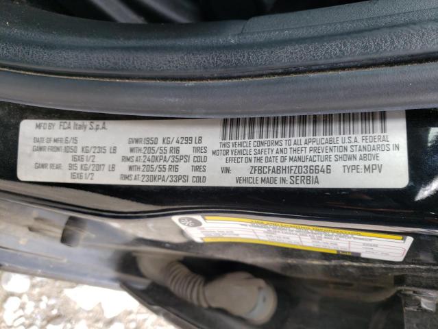 2015 FIAT 500L EASY ZFBCFABH1FZ036646