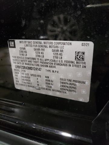 2021 BUICK ENVISION A LRBFZSR43MD124147