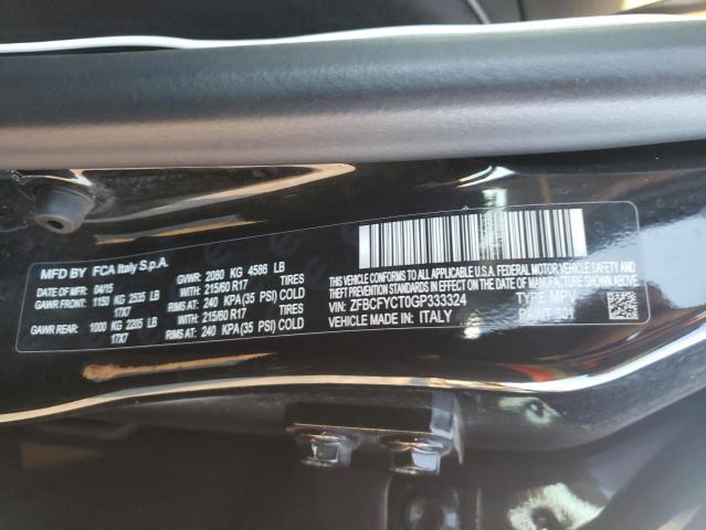 2016 FIAT 500X TREKK ZFBCFYCT0GP333324