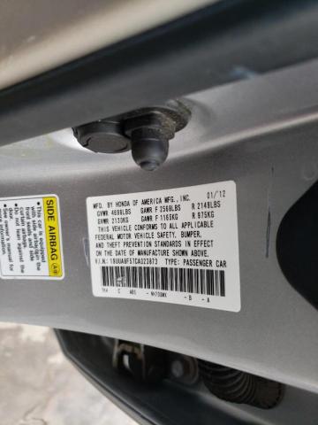 2012 ACURA TL 19UUA8F57CA023873