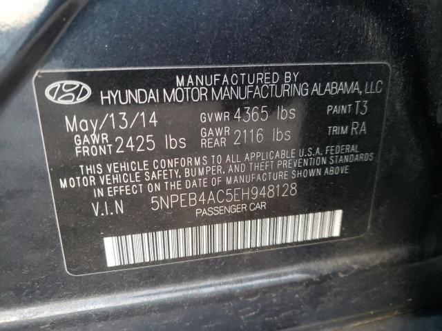 2014 HYUNDAI SONATA GLS 5NPEB4AC5EH948128