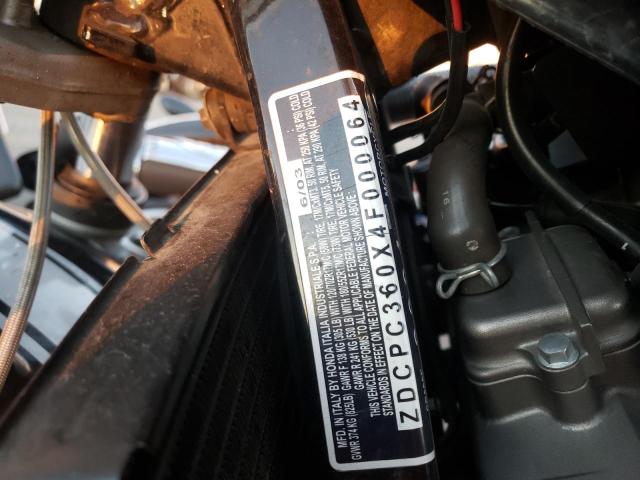 2004 HONDA CB600 F ZDCPC360X4F00064