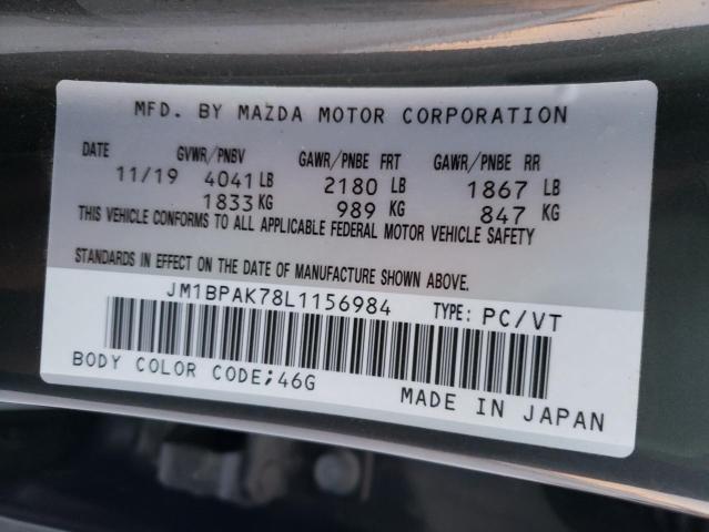 2020 MAZDA 3 GX JM1BPAK78L1156984