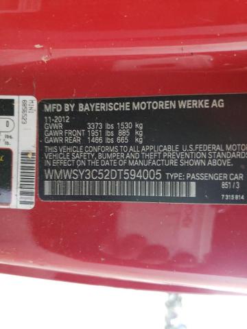 2013 MINI COOPER ROA WMWSY3C52DT594005