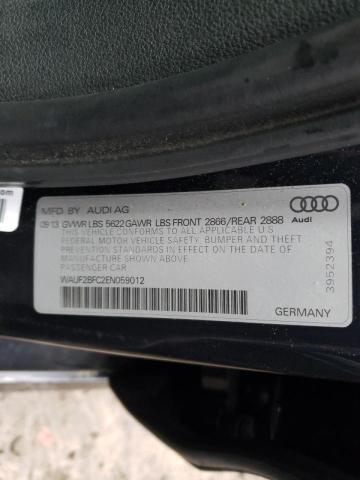 2014 AUDI S6 WAUF2BFC2EN059012