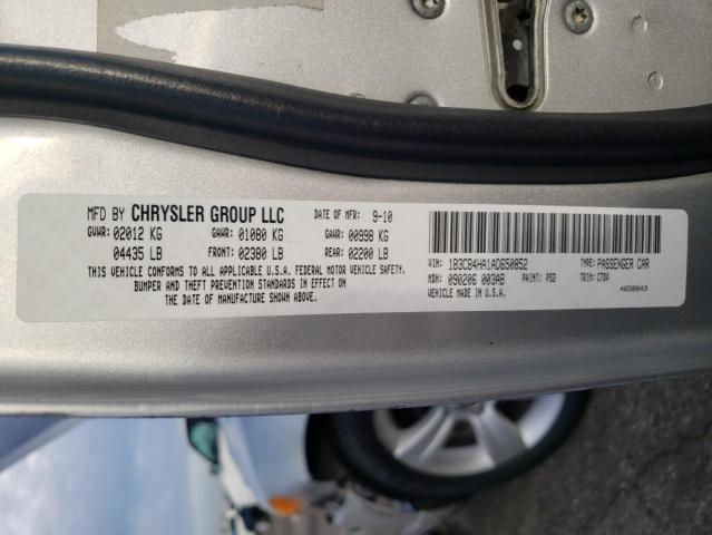 2010 DODGE CALIBER SX 1B3CB4HA1AD650852