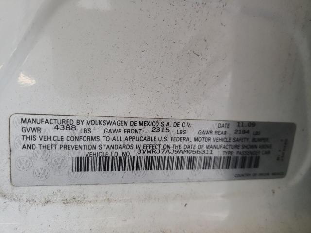 2010 VOLKSWAGEN JETTA WOLF 3VWRJ7AJ9AM056311