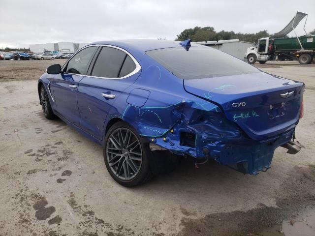 2019 GENESIS G70 ADVANC KMTG64LA1KU035197