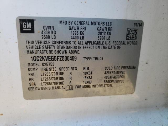 2015 CHEVROLET 2500 HD 1GC2KVEG5FZ500469