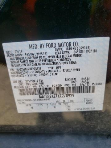 2019 FORD ECOSPORT MAJ3S2KE7KC278929