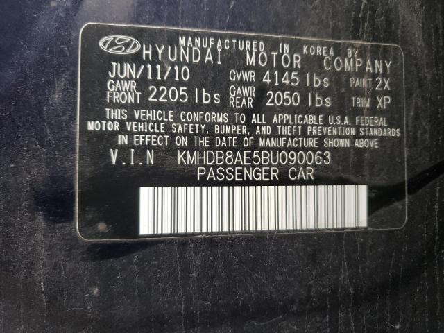 2011 HYUNDAI ELANTRA TO KMHDB8AE5BU090063