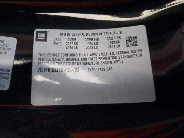 2011 CHEVROLET CAMARO 2SS - 2G1FK3DJ1B9199733
