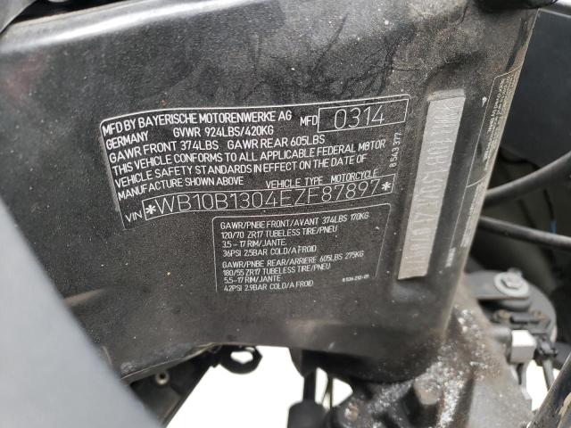 2014 BMW F800 GT WB10B1304EZF87897