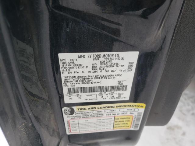 2013 FORD F150 SVT R 1FTFW1R66DFD46160
