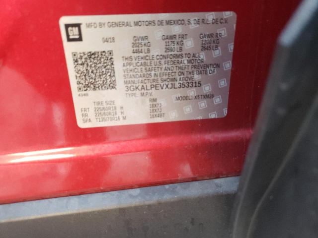 2018 GMC TERRAIN 3GKALPEVXJL353315