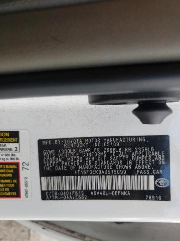 2010 TOYOTA CAMRY AUTO 4T1BF3EK9AU515099