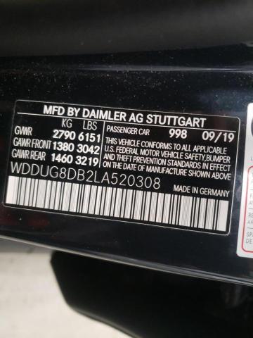 2020 MERCEDES-BENZ SC WDDUG8DB2LA520308