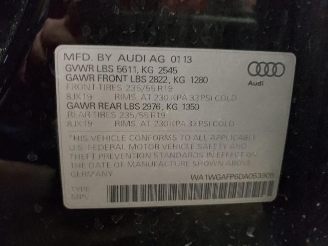 VIN WA1WGAFP6DA053909 2013 Audi Q5, Prestige no.10