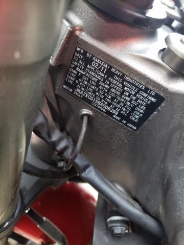 2011 KAWASAKI ZX1000 G JKAZXCG15BA006399