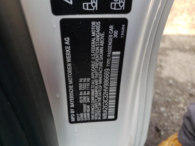 2017 BMW M240XI WBA2G3C32HV986669