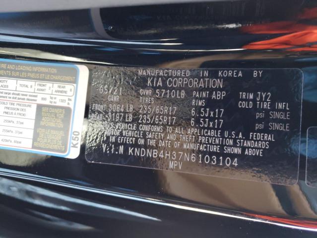 2022 KIA CARNIVAL L KNDNB4H37N6103104